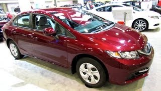 2013 Honda Civic LX - Exterior and Interior Walkaround - 2013 Ottawa Auto Show