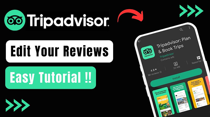 How to update a tripadvisor review