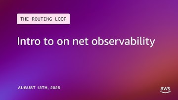 Intro to on net observability | The Routing Loop