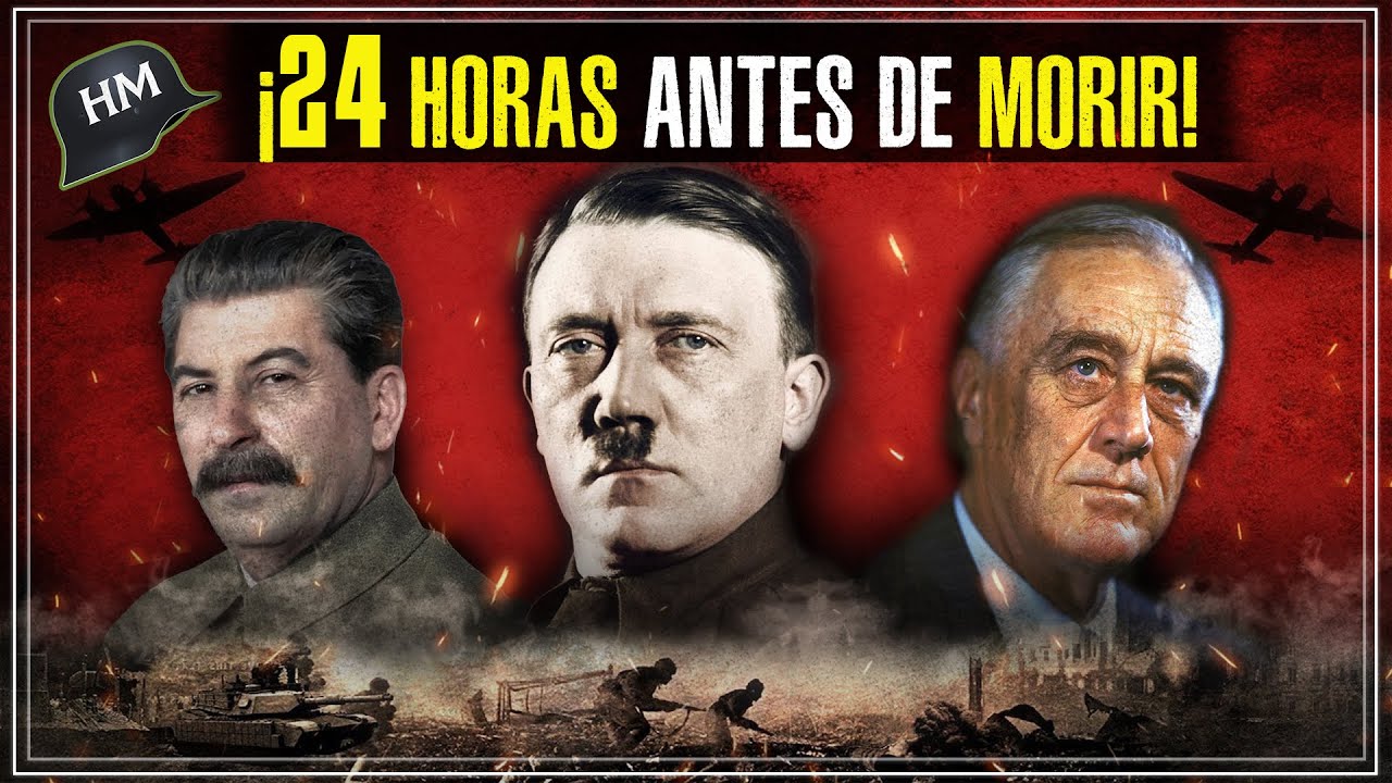 ¡Las ÚLTIMAS HORAS de los LÍDERES de la 2° Guerra Mundial ANTES DE M0RlR!