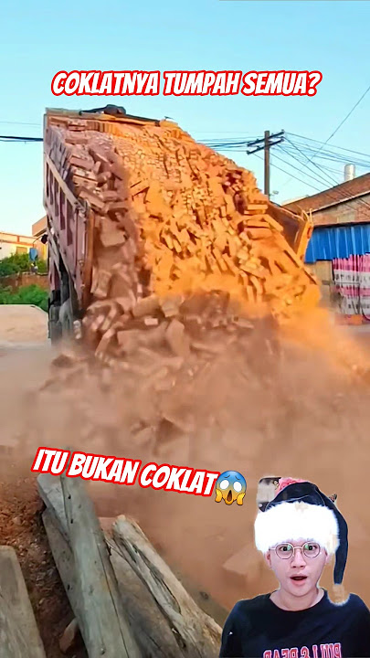 A TRUCK OF CHOCOLATE SPILLED⁉️ TURNED OUT TO BE JUST BRICKS😩🫣