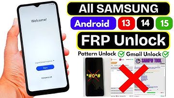 All Samsung FRP Bypass/Unlock 2025 (100% Working) Android 13 /14 /15 Latest Update Method Without PC
