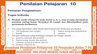 Jawaban Penilaian Pelajaran 10 Penjaskes Kelas 7 PG Halaman 306
