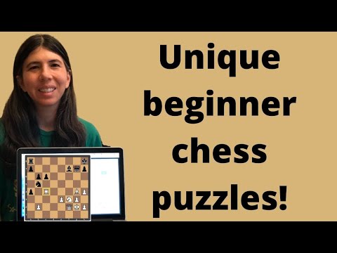 Unique beginner chess puzzles! 