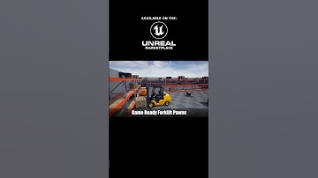 Unreal Marketplace | Forklift Controller for Unreal Engine - Shorts