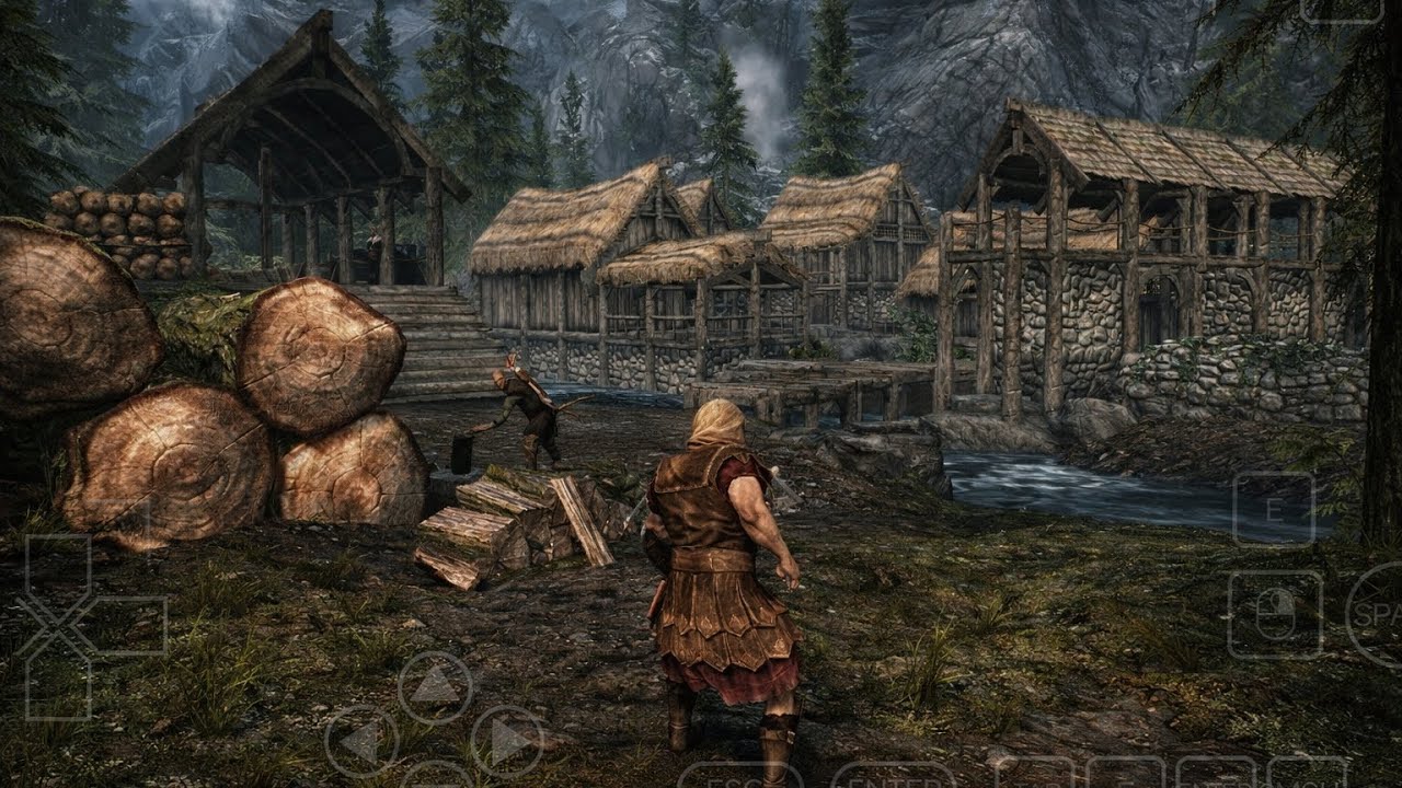 The Elder Scrolls V Skyrim | Winlator Bionic Ludashi 2.5 Sd778g Android Gameplay 