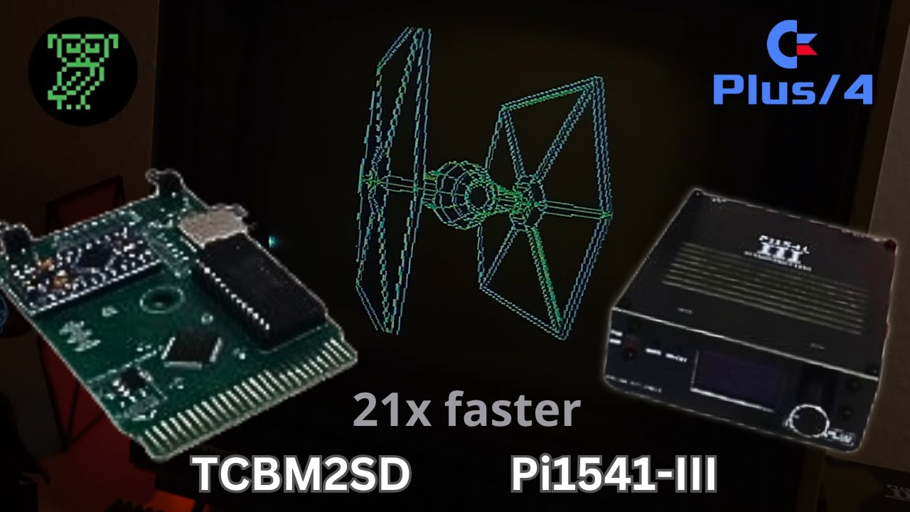 TCBM2SD vs PI1541| A Speed-Comparison | Commodore Plus/4