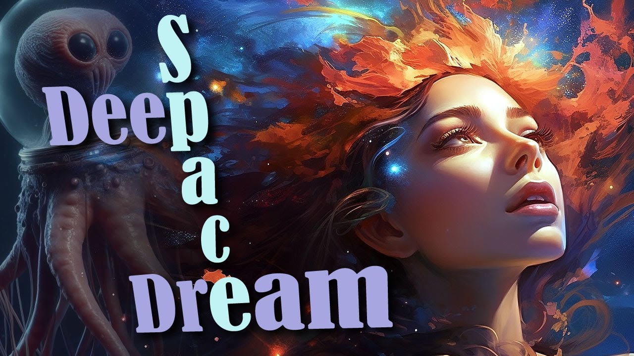 Trippy Space With Alien Visuals & Relaxing Music - YouTube