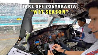 AMAZING COCKPIT VIEW BOEING 737-900 // YOGYAKARTA - JAKARTA FULL PROCEDURE