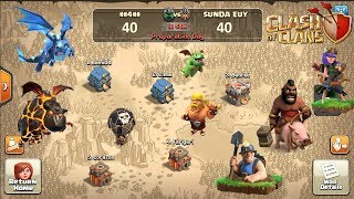 Clash Of Clans | 40 vs 40 war | ##4## vs SUNDA EUY