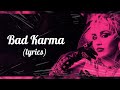 Miley Cyrus - Bad Karma (Lyrics) ft. Joan Jett