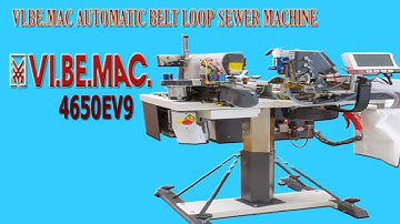 VIBEMAC AUTOMATIC BELT LOOP SEWER  MACHINE