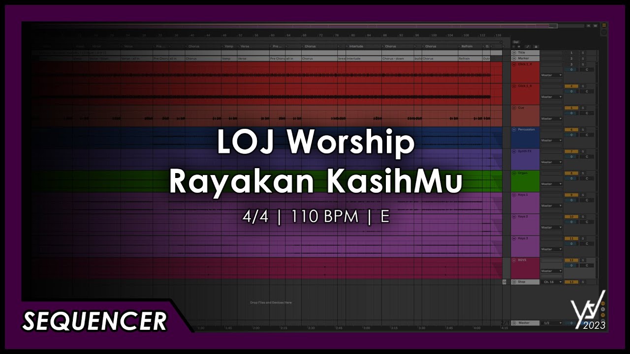 LOJ Worship - Rayakan KasihMu [Sequencer]