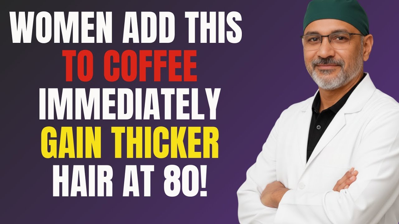 Seniors : Add This To Coffee to Stop Hair Loss Fast!