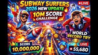 Subway Surfers LIVE 😱 Non-Stop City Run | Beat My High Score!