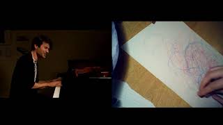 Dan Tepfer - Improvisation w. Piano and Voice (blind drawing)