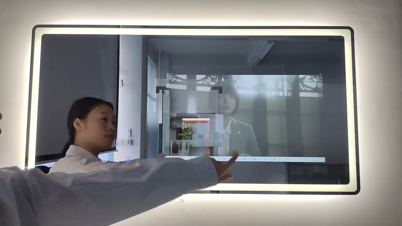 Bathroom Smart Mirror Intelligent Makeup Mirror Touch Screen High End