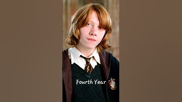 Ron Weasley through the years #ronweasley #rupertgrint #gryffindor #hogwarts #potterhead #hp