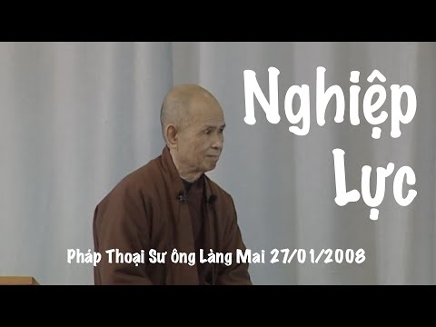 Video Nghiệp Lực - Pháp Thoại Sư Ông Làng Mai 27/01/2008 - youtube