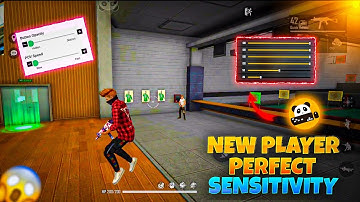 New Player perfect sensitivity tips Panda mouse pro // Keyboard and Mouse mobile📲