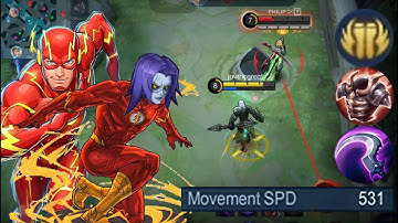 TOP GLOBAL MOSKOV! THE FLASH BUILD! TRY THIS ULTIMATE MOVEMENT SPEED TRICK! MLBB