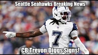 BREAKING NEWS: CB Trevon Diggs signs 1 year deal with the Seattle Seahawks!