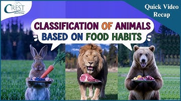 Class 1 | Classification Of Animals Based On Food Habits | Science Olympiad | CREST Olympiads