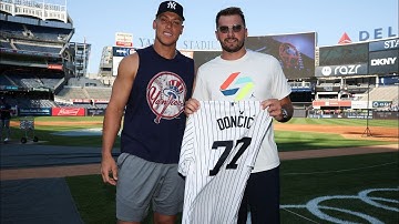 Luka Doncic Meets Aaron Judge at Yankee Stadium… and Makes a Bold Claim!