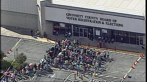 Polls open for early voting in Georgia