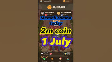 Memefi today combo 1 July | memefi daily combo 1 July | #memeficombo #memefi #dailycombo #shorts