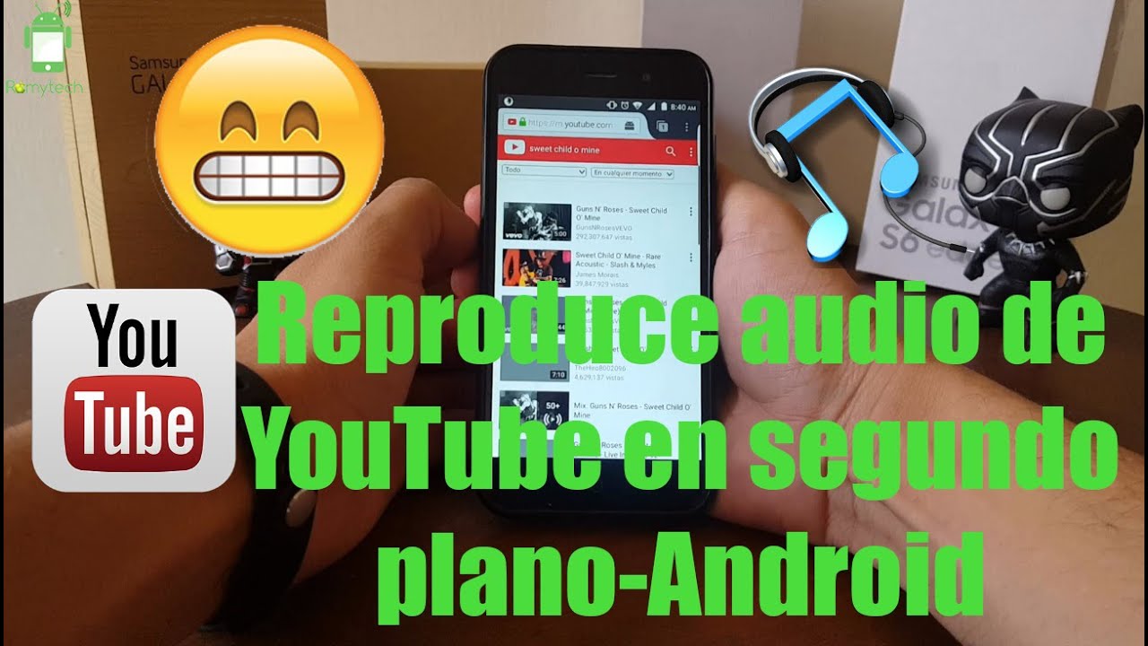 Reproducir audio de YouTube en segundo Plano- Android - YouTube