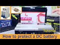 How to safely wire a battery to an inverter how to protect a battery against faultsshortstutorial