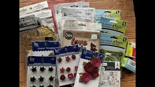 Small haul from AC Moore, Hobby Lobby, Tuesday Morning and Michael's