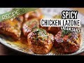 Spicy Chicken Lazone in a cream sauce, my version