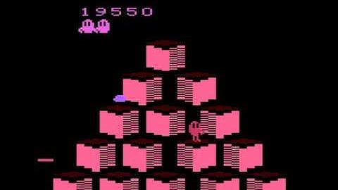Q-bert (Atari 2600) - Vizzed.com GamePlay
