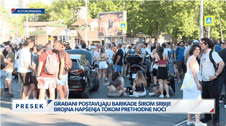Autokomanda blokirana u 17 časova, građani su na kružnom toku
