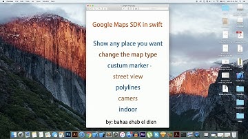 Google Maps Framework In Swift : Content