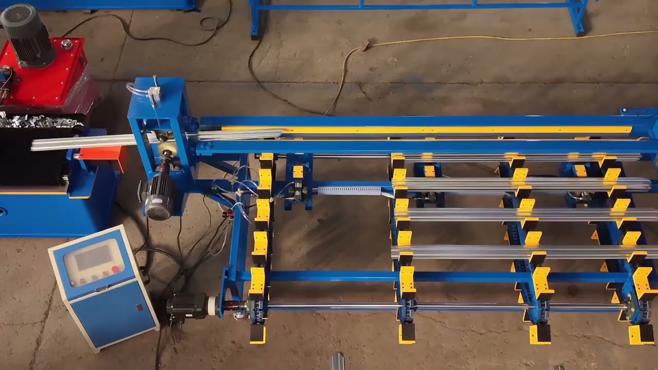 Full automatic fence forming machine with stacker for Europe 