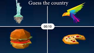 Can you guess the country in 10 sec? | Love poly game review screenshot 4