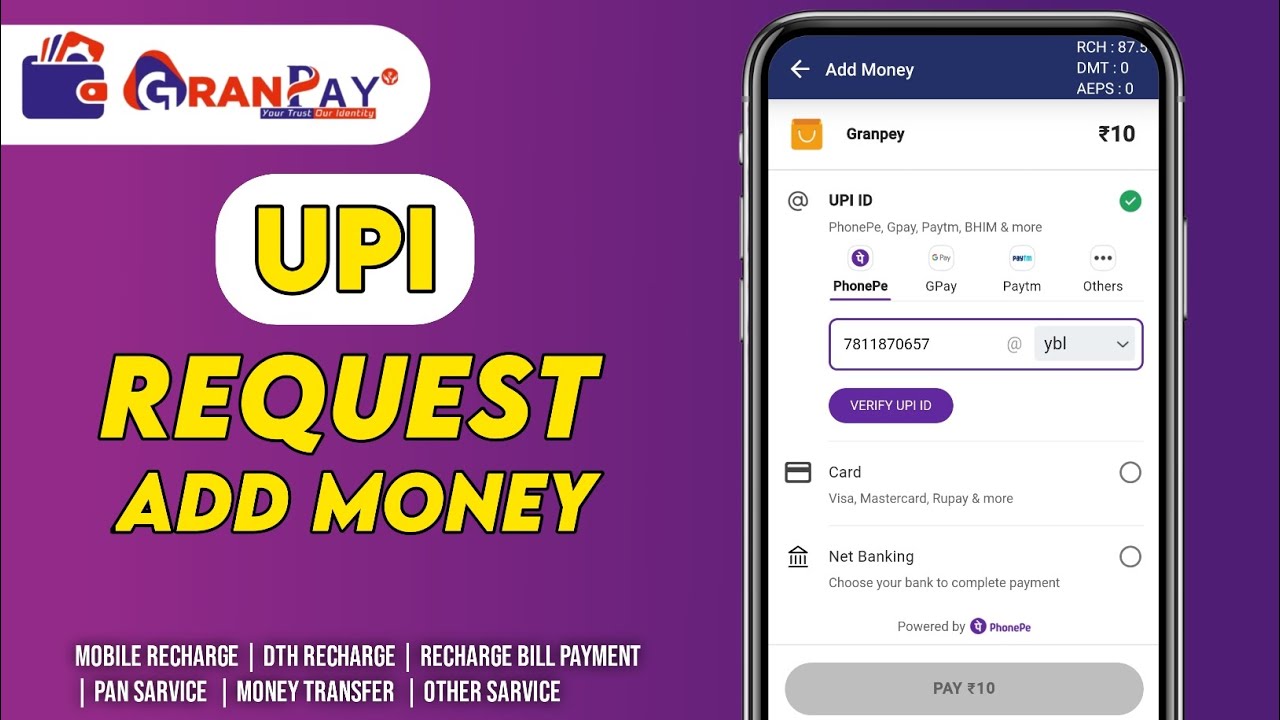 granpay-upi-request-add-money-process-mobile-recharge-commission-app