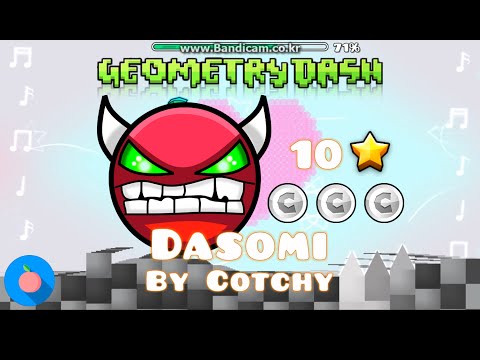 지오메트리 대쉬 데몬 Dasomi 클리어 영상 [숭아복]