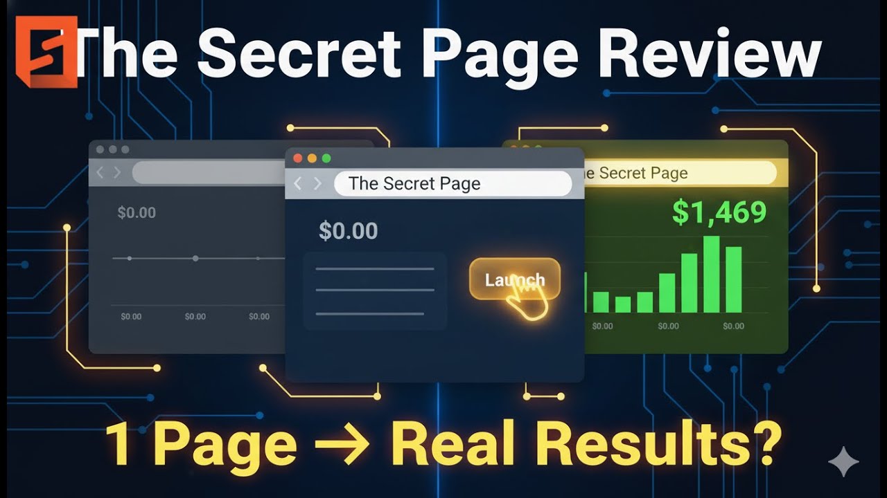 💻 The Secret Page Review — Can One Simple Page Really Revive Failing Affiliate Campaigns?