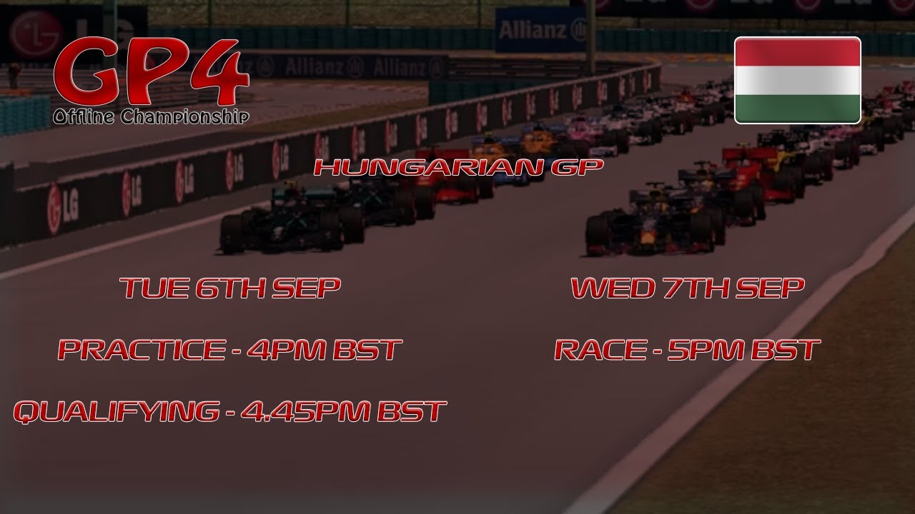 GP4 Offline Championship Season 2021: Round 11: Hungary Practice - YouTube