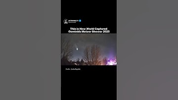 World Captures Geminids Meteor Shower 2025 ! #space #astro #geminids #meteorshower #shorts #nasa