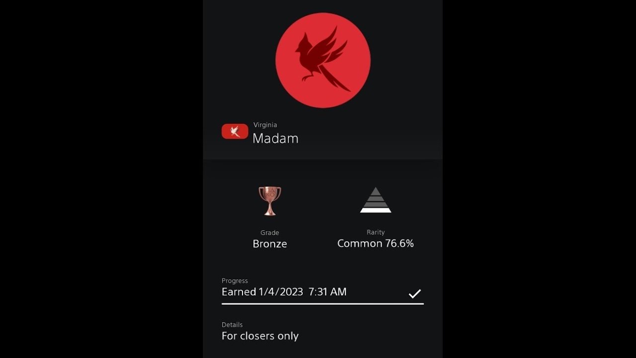 Virginia - Madam Trophy