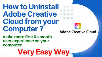 How to Uninstall Adobe Creative Cloud । Easy Way