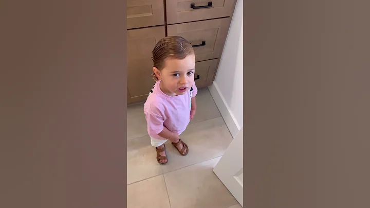 How to teach a toddler to unlock a door if locked😂 #shorts #toddler #funny #thecarlinfamily