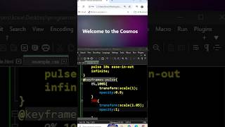 Css galactic  Nebula animation.