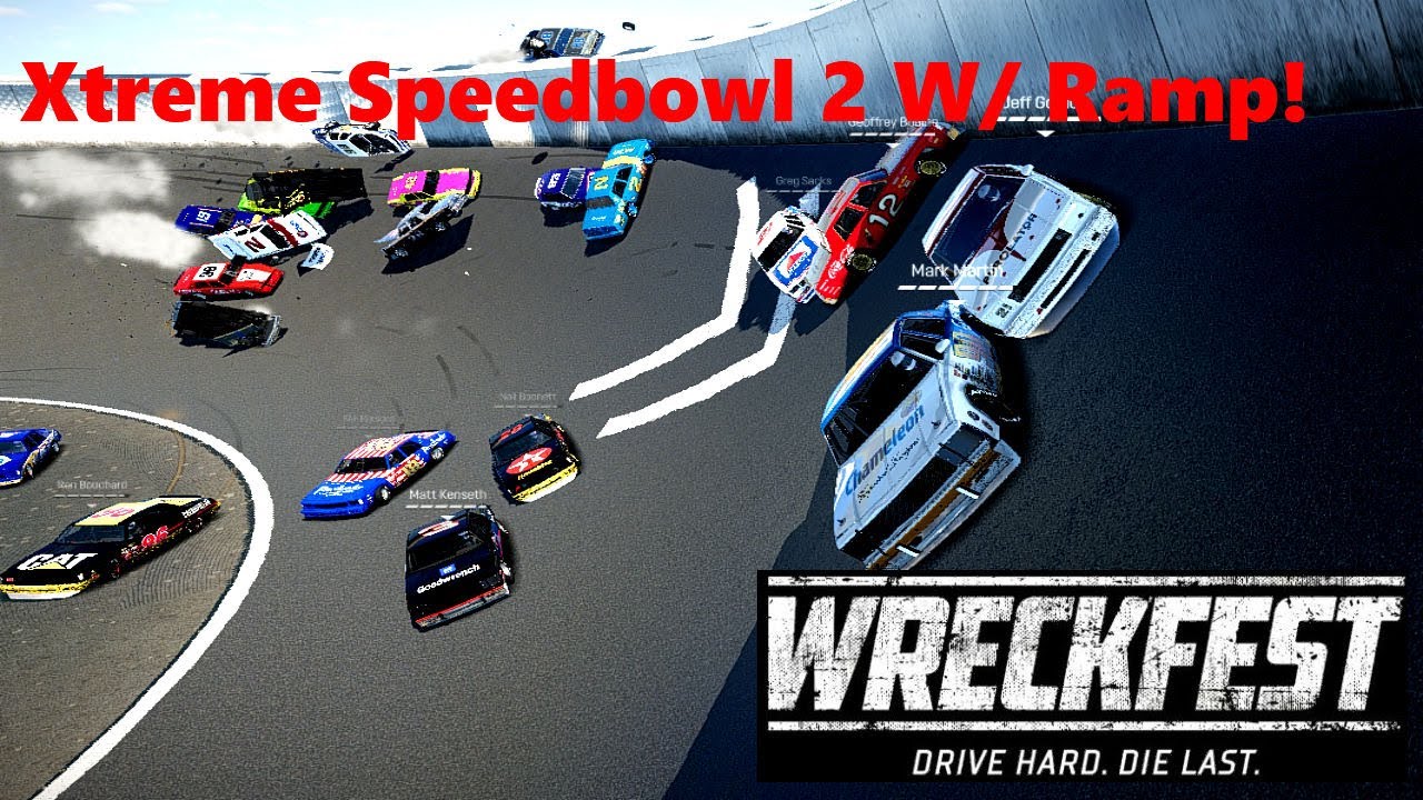 Wreckfest Speedbowl Xtreme 2 Carnage Nascar Legends Mod