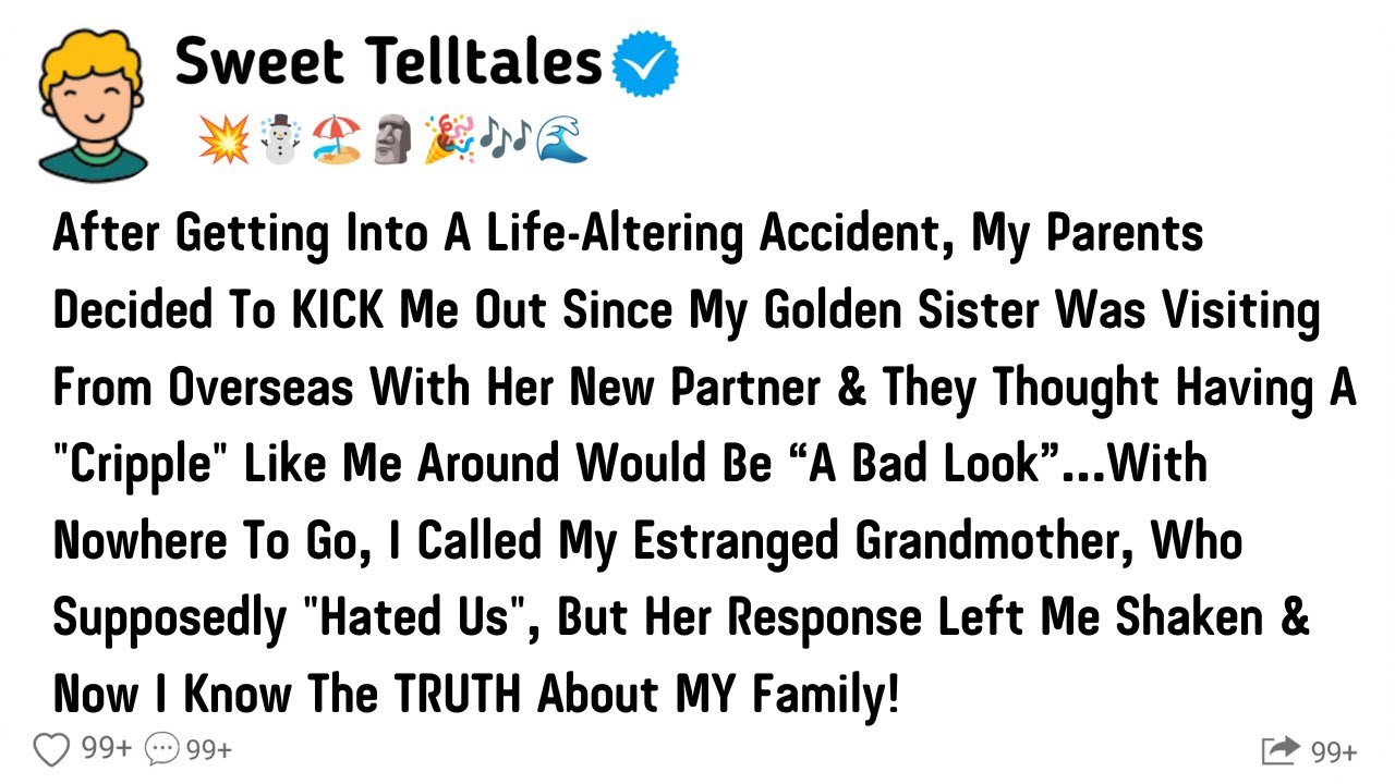 After Getting Into A Life-Altering Accident My Parents Decided To KICK Me Out Since My Golden Sister